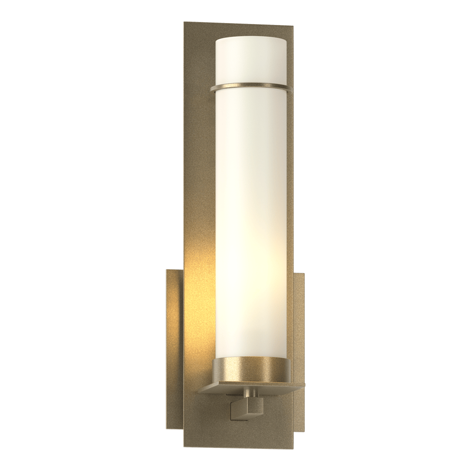 New Town Sconce by Hubbardton Forge 204260, Handcrafted Iron Wall Light, Dimmable, UL Damp Rated