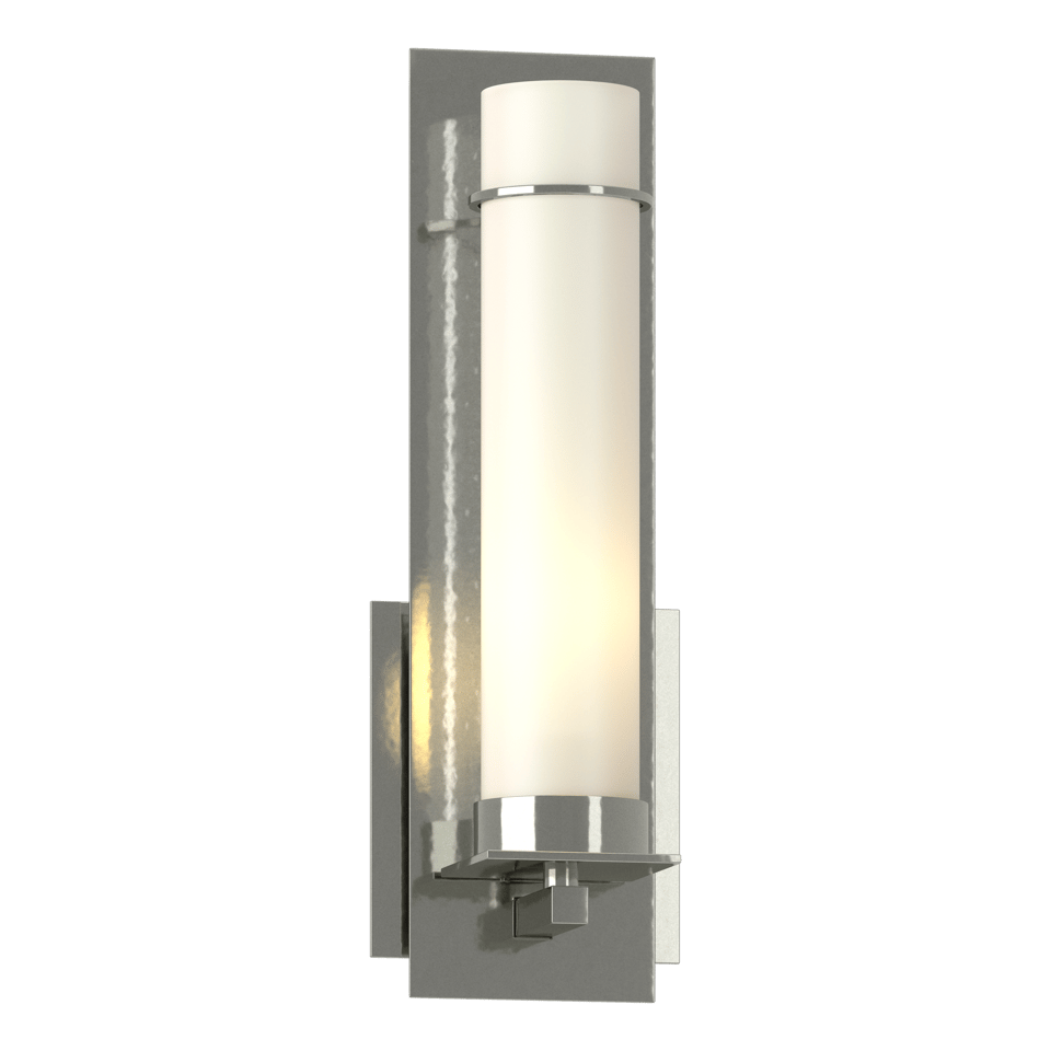 New Town Sconce by Hubbardton Forge 204260, Handcrafted Iron Wall Light, Dimmable, UL Damp Rated