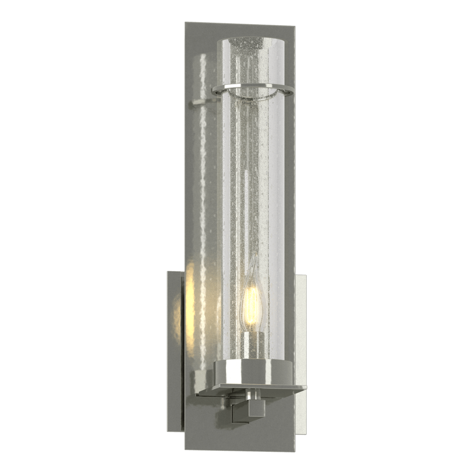 New Town Sconce by Hubbardton Forge 204260, Handcrafted Iron Wall Light, Dimmable, UL Damp Rated