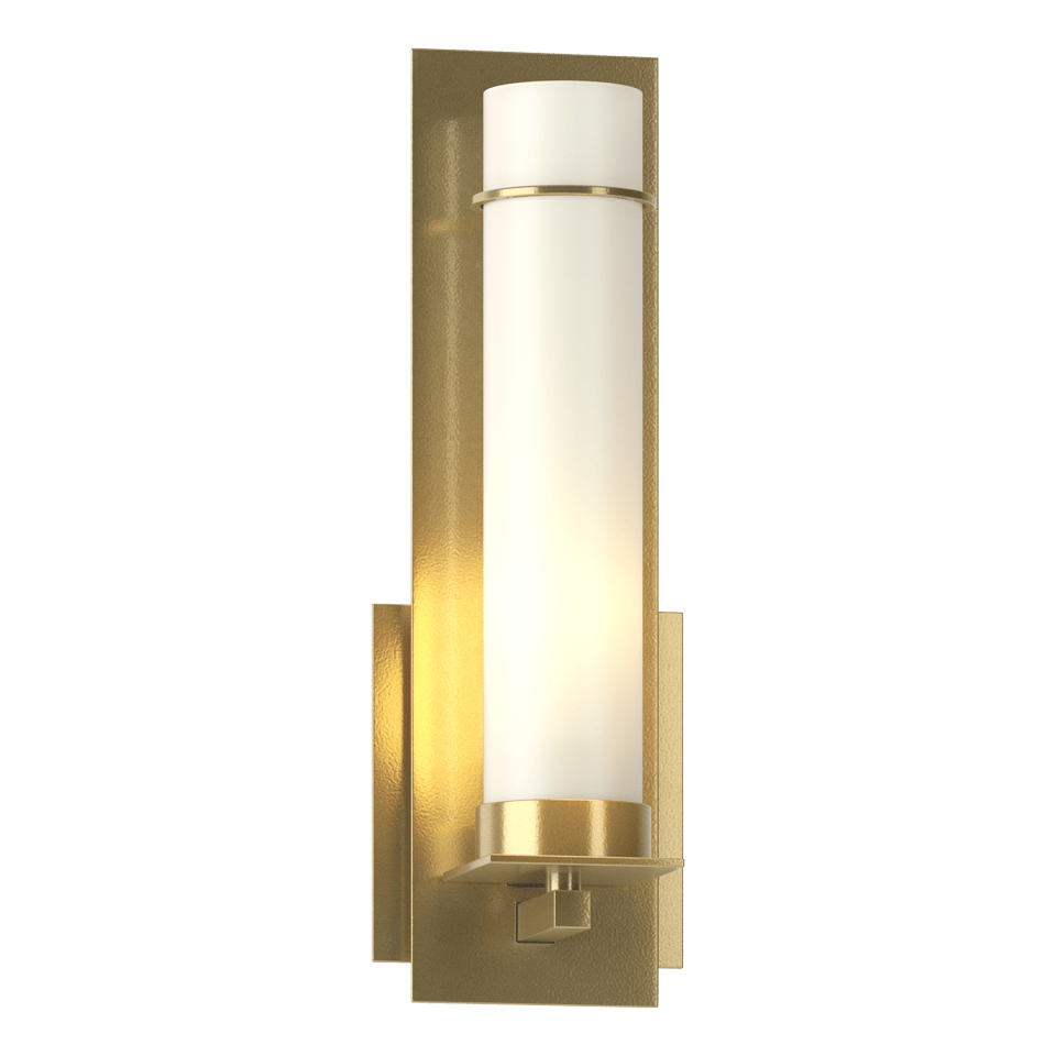 New Town Sconce by Hubbardton Forge 204260, Handcrafted Iron Wall Light, Dimmable, UL Damp Rated