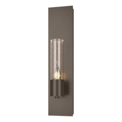 Hubbardton Forge Pillar 1 Light Sconce - Dimmable, Versatile Finish Options, Vermont Craftsmanship