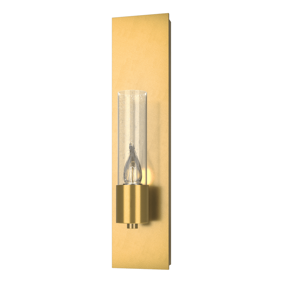 Hubbardton Forge Pillar 1 Light Sconce - Dimmable, Versatile Finish Options, Vermont Craftsmanship