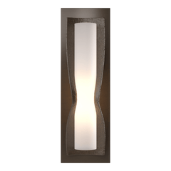 Dune Sconce 60W G9 Dimmable Wall Light by Hubbardton Forge - Handcrafted Steel, UL Damp Rated