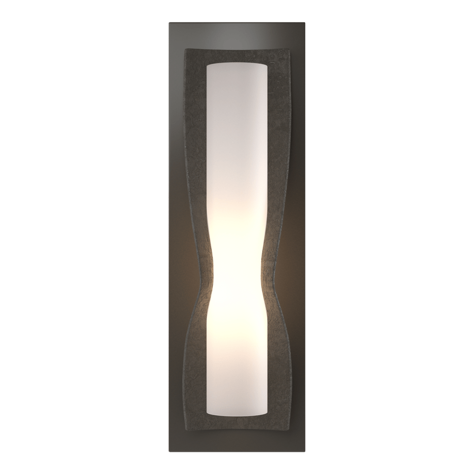 Dune Sconce 60W G9 Dimmable Wall Light by Hubbardton Forge - Handcrafted Steel, UL Damp Rated