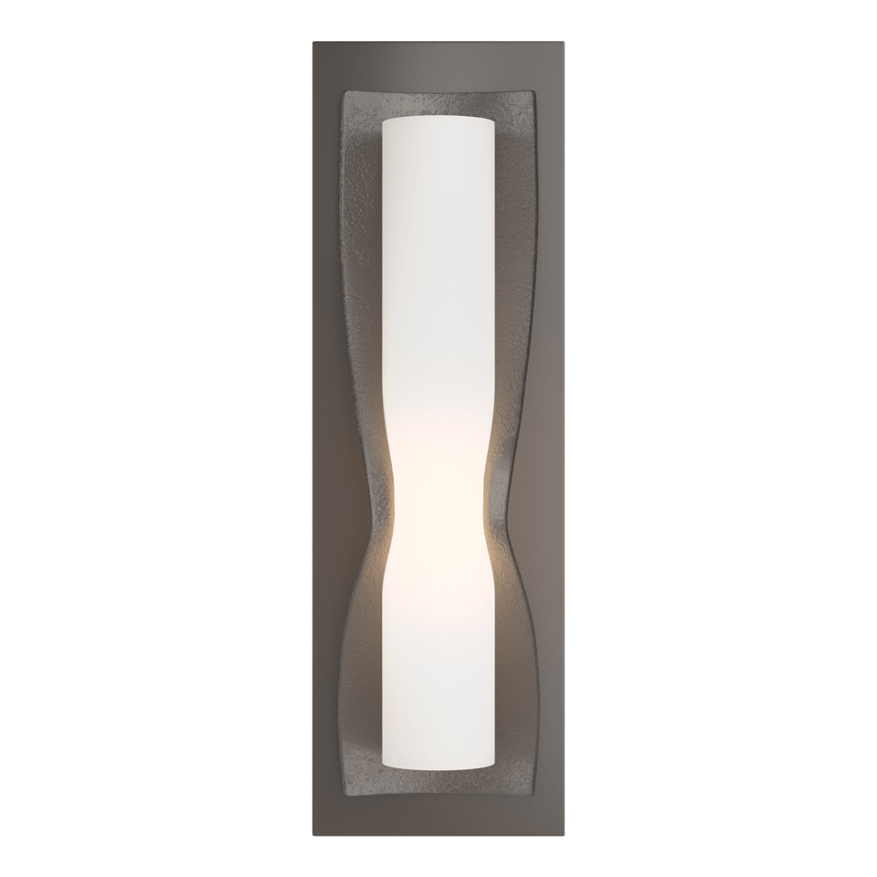 Dune Sconce 60W G9 Dimmable Wall Light by Hubbardton Forge - Handcrafted Steel, UL Damp Rated