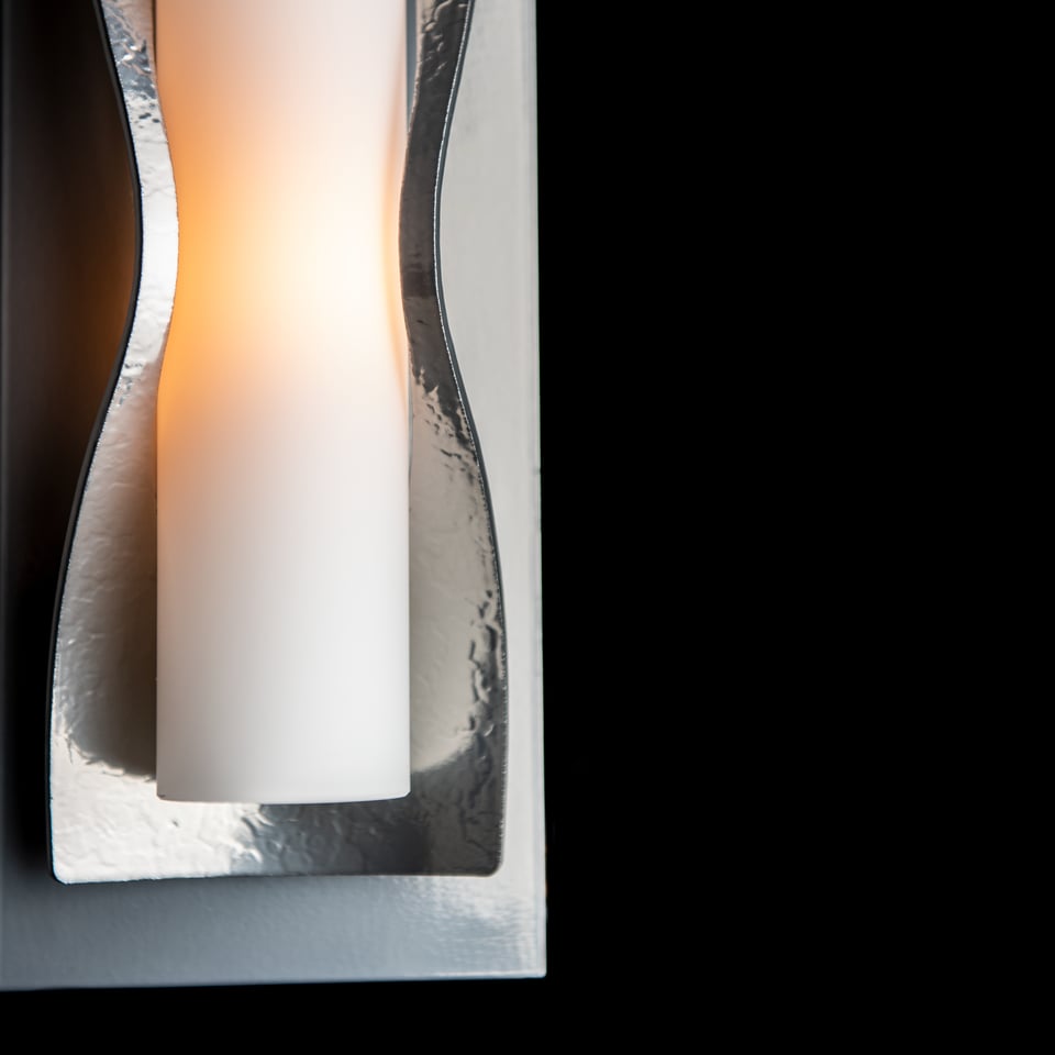 Dune Sconce 60W G9 Dimmable Wall Light by Hubbardton Forge - Handcrafted Steel, UL Damp Rated