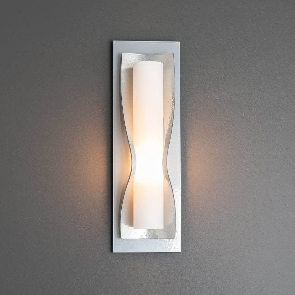 Dune Sconce 60W G9 Dimmable Wall Light by Hubbardton Forge - Handcrafted Steel, UL Damp Rated