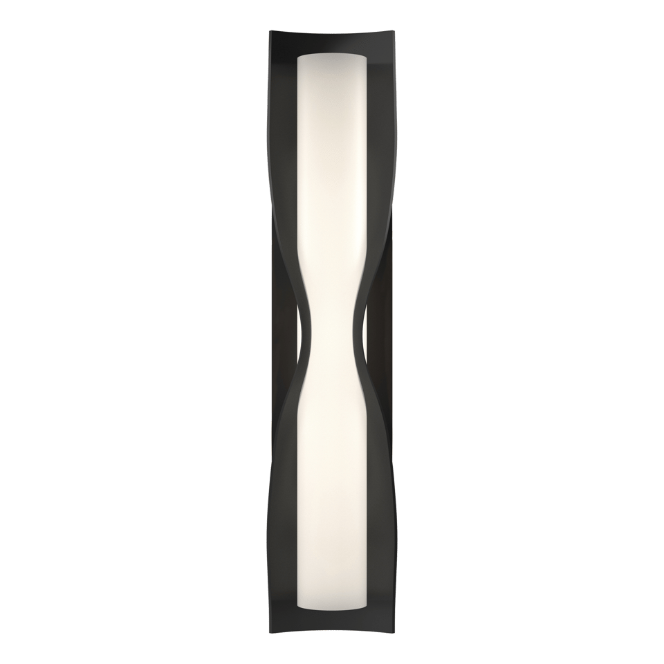 Dune Large Sconce by Hubbardton Forge, Dimmable, Opal Glass, 16-Inch Width, Versatile Design