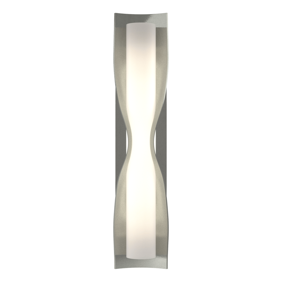 Dune Large Sconce by Hubbardton Forge, Dimmable, Opal Glass, 16-Inch Width, Versatile Design