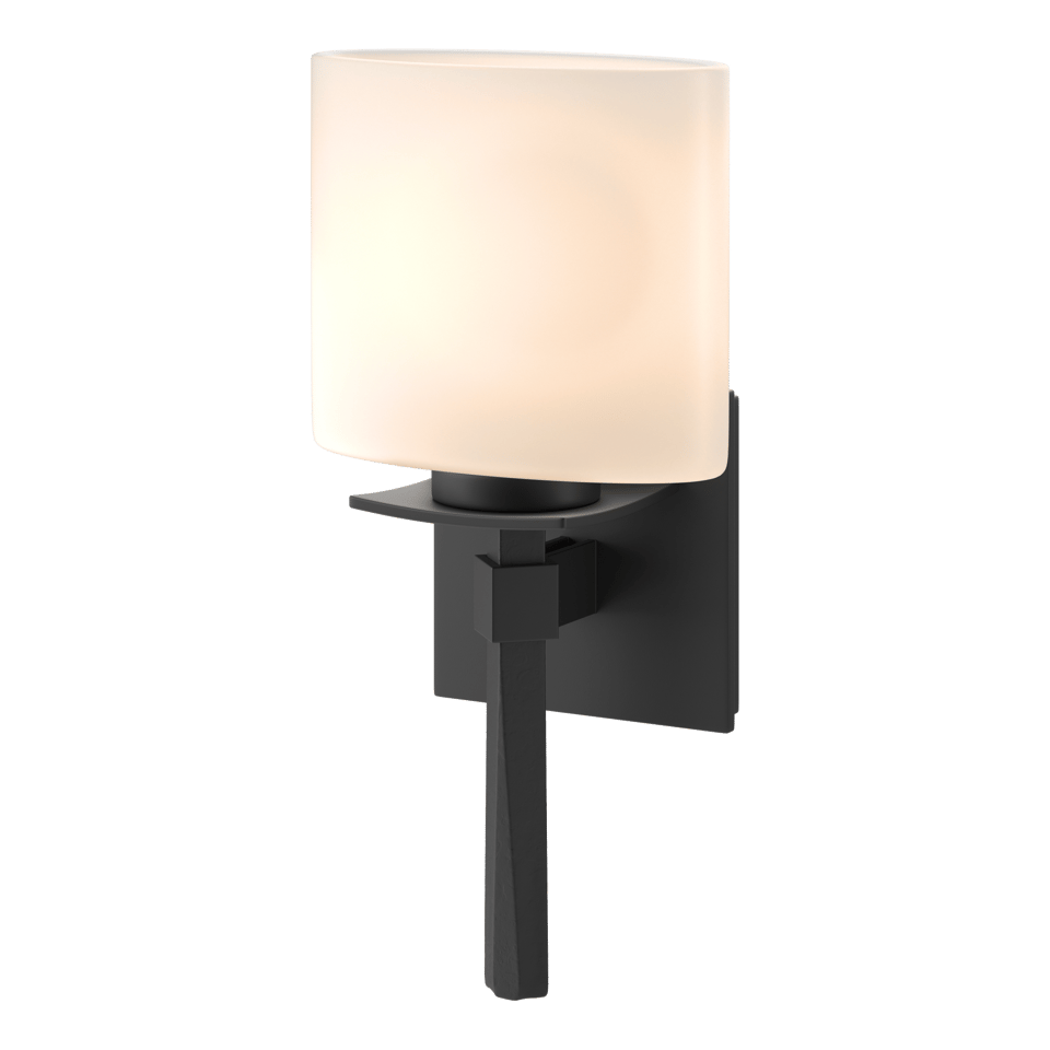 Beacon Hall Ellipse Glass Sconce by Hubbardton Forge - Customizable Finish, UL Damp Rated, Dimmable