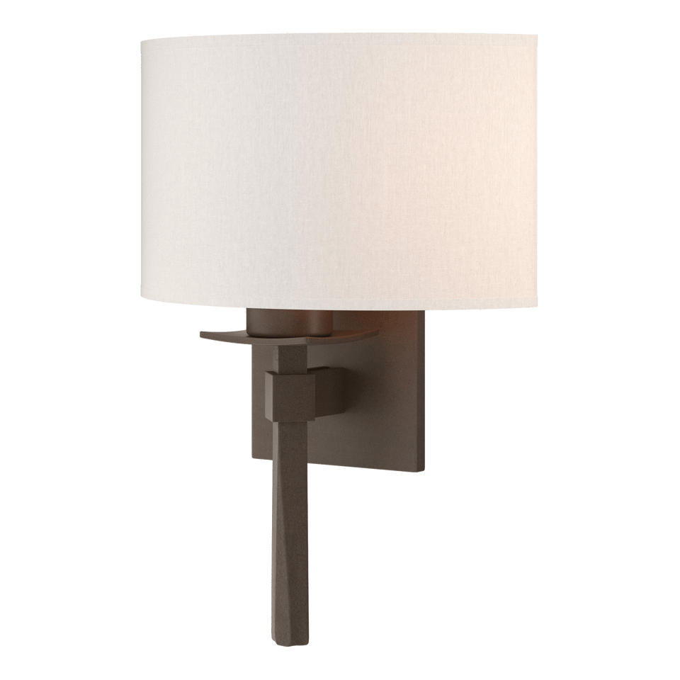 Beacon Hall Half Drum Shade Sconce 12.7" Height Handcrafted Wall Light by Hubbardton Forge