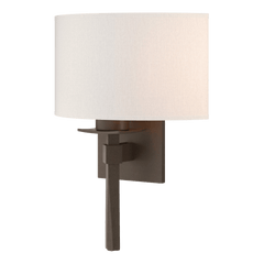 Beacon Hall Half Drum Shade Sconce 12.7" Height Handcrafted Wall Light by Hubbardton Forge