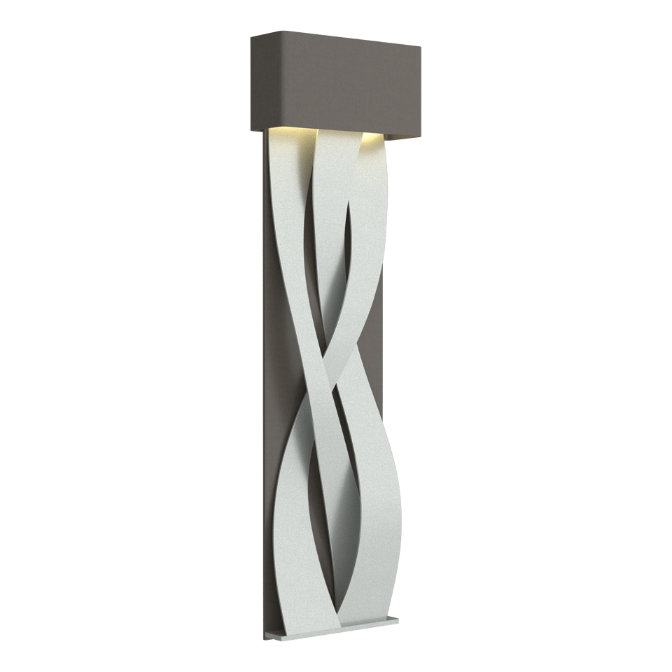 Tress Large LED Sconce by Hubbardton Forge, Dimmable, 350 Lumens, UL Damp Rated, Elegant Design