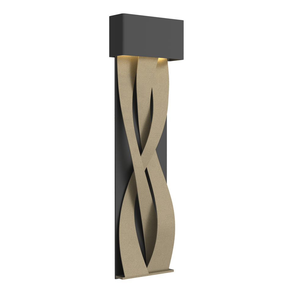 Tress Large LED Sconce by Hubbardton Forge, Dimmable, 350 Lumens, UL Damp Rated, Elegant Design