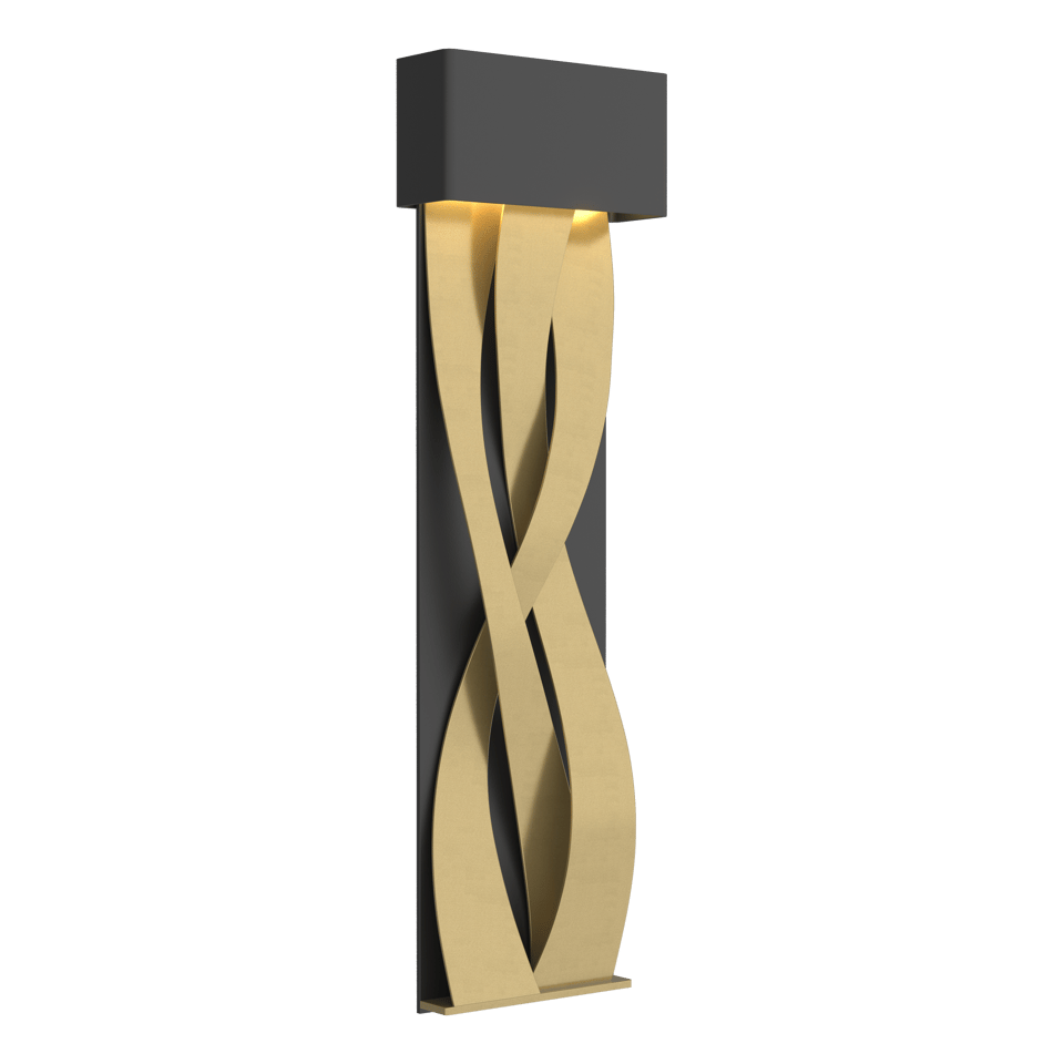 Tress Large LED Sconce by Hubbardton Forge, Dimmable, 350 Lumens, UL Damp Rated, Elegant Design