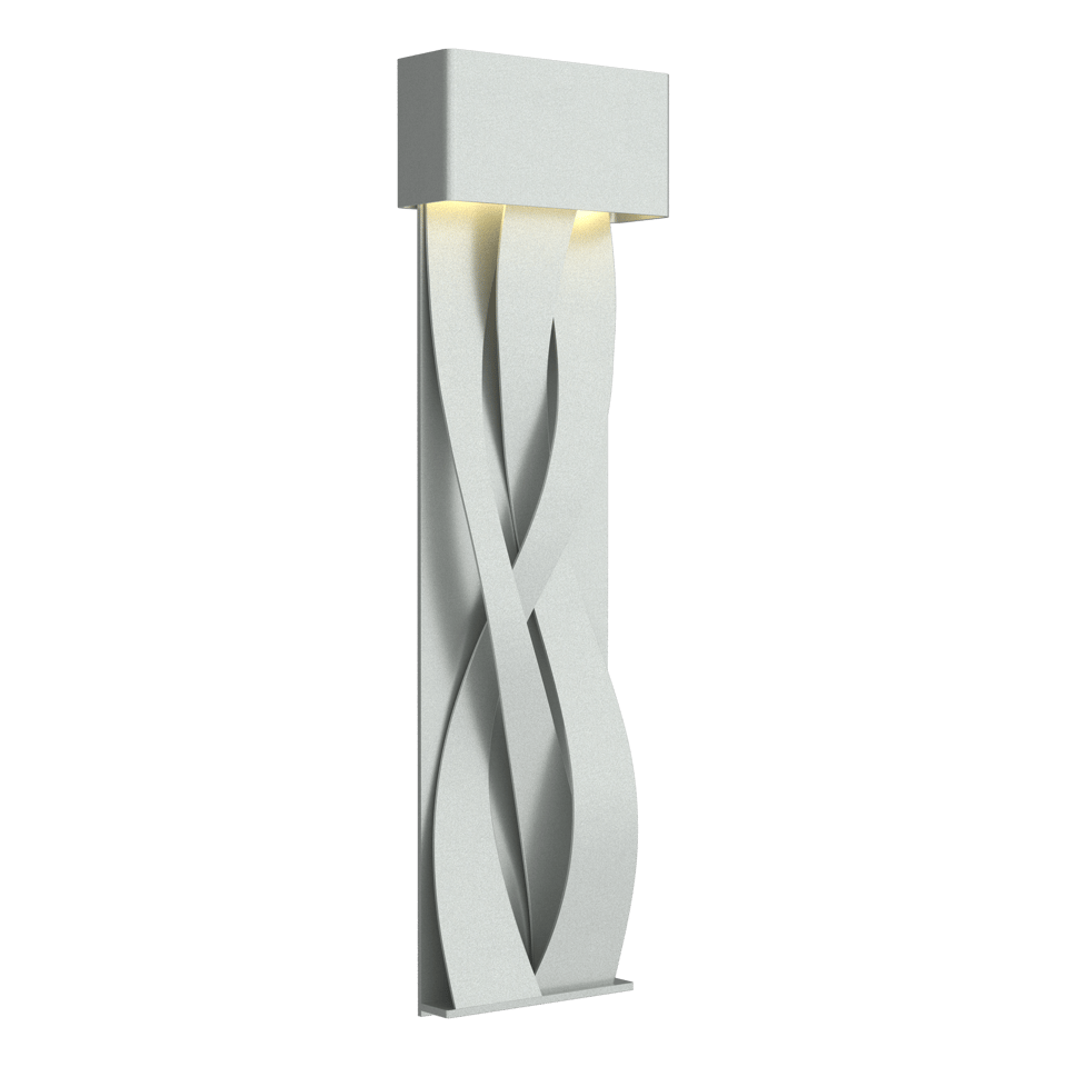 Tress Large LED Sconce by Hubbardton Forge, Dimmable, 350 Lumens, UL Damp Rated, Elegant Design