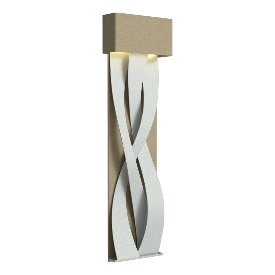 Tress Large LED Sconce by Hubbardton Forge, Dimmable, 350 Lumens, UL Damp Rated, Elegant Design