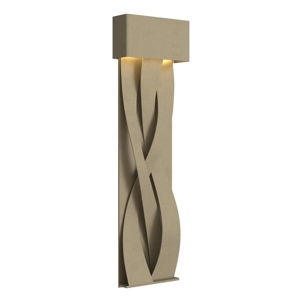 Tress Large LED Sconce by Hubbardton Forge, Dimmable, 350 Lumens, UL Damp Rated, Elegant Design