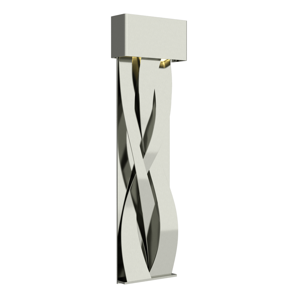 Tress Large LED Sconce by Hubbardton Forge, Dimmable, 350 Lumens, UL Damp Rated, Elegant Design