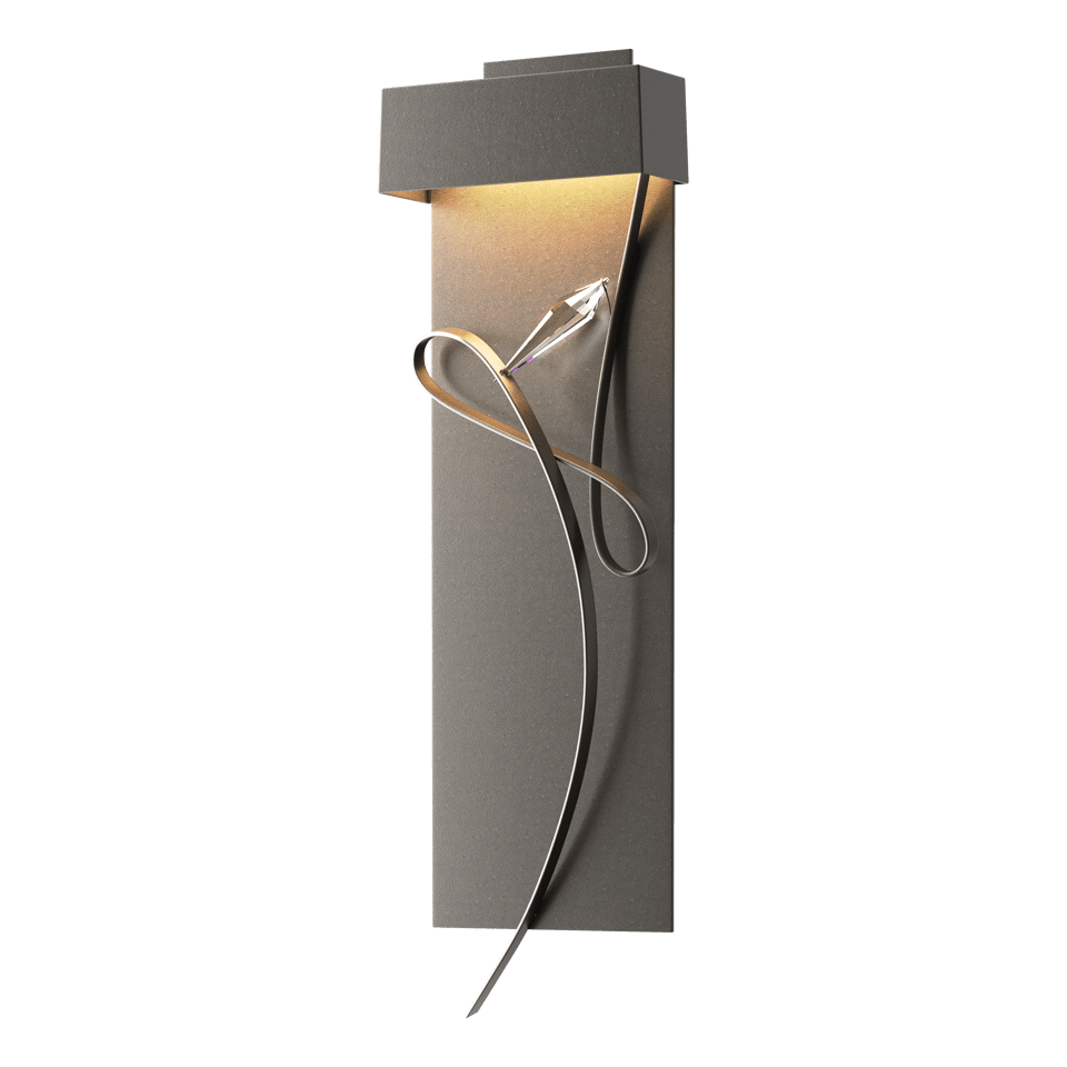 Rhapsody LED Sconce by Hubbardton Forge, 15W, 350 Lumens, Dimmable, Handmade Steel, 3000K Light Color