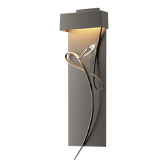 Rhapsody LED Sconce by Hubbardton Forge, 15W, 350 Lumens, Dimmable, Handmade Steel, 3000K Light Color