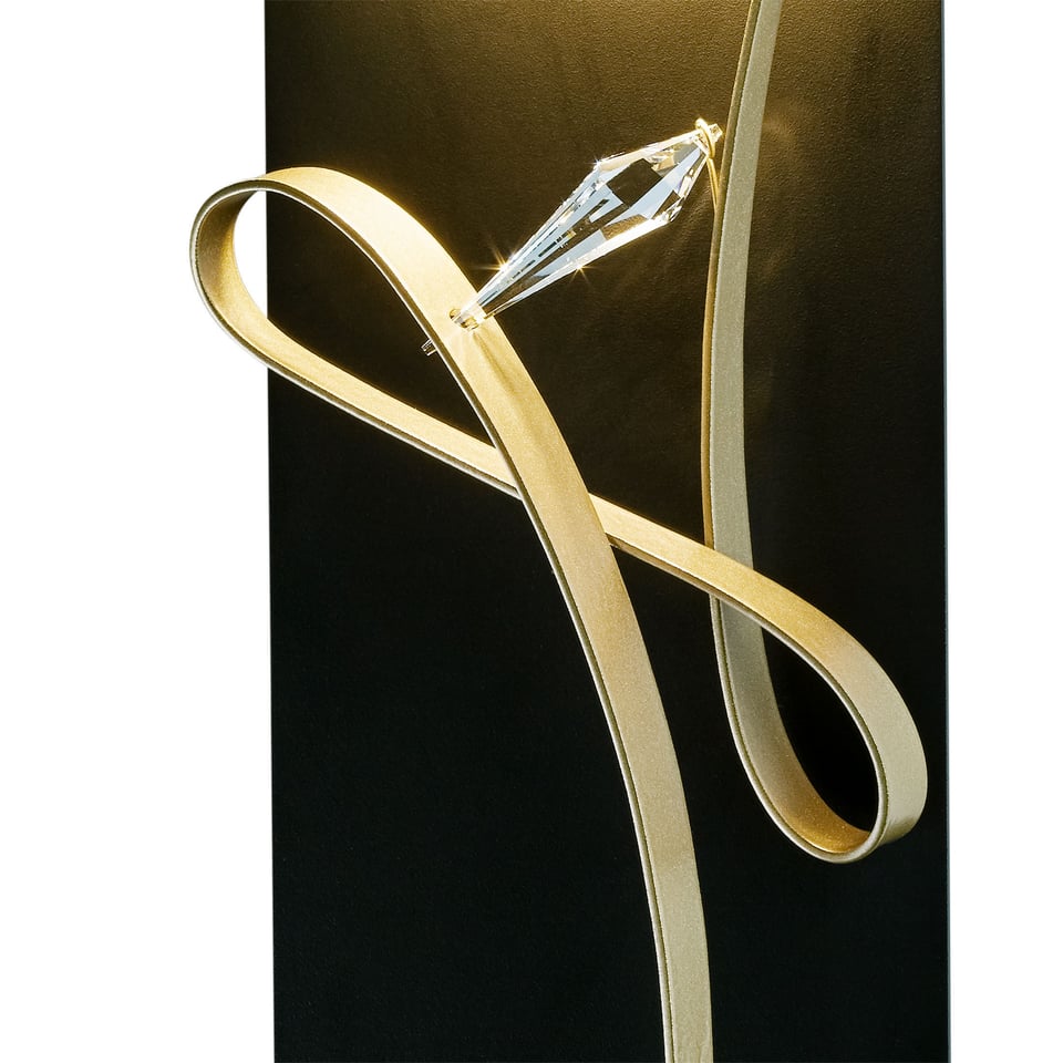 Rhapsody LED Sconce by Hubbardton Forge, 15W, 350 Lumens, Dimmable, Handmade Steel, 3000K Light Color