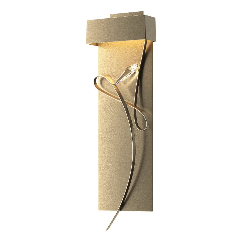 Rhapsody LED Sconce by Hubbardton Forge, 15W, 350 Lumens, Dimmable, Handmade Steel, 3000K Light Color