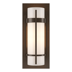 Banded with Bar Sconce by Hubbardton Forge, 12" Height, Dimmable, Energy Efficient, Various Finishes