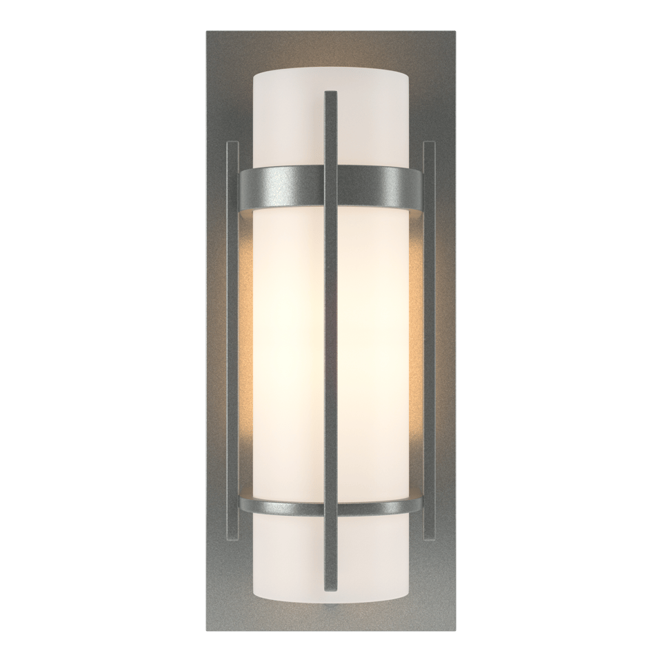 Banded with Bar Sconce by Hubbardton Forge, 12" Height, Dimmable, Energy Efficient, Various Finishes