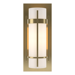 Banded with Bar Sconce by Hubbardton Forge, 12" Height, Dimmable, Energy Efficient, Various Finishes