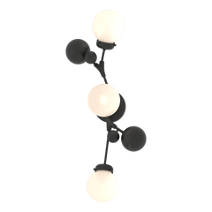 Sprig Sconce 3-Light Wall Fixture by Hubbardton Forge - Botanical Design, Dimmable, UL Damp Rated