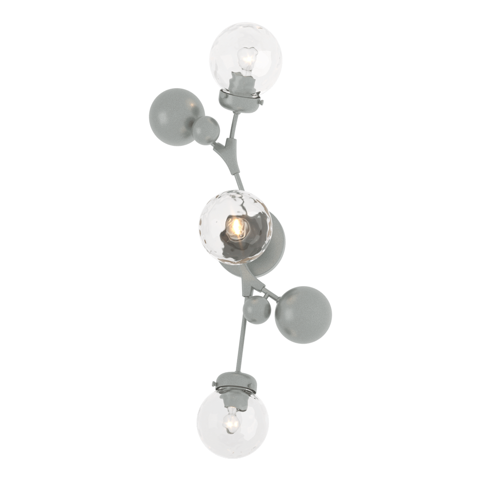 Sprig Sconce 3-Light Wall Fixture by Hubbardton Forge - Botanical Design, Dimmable, UL Damp Rated