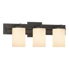 Hubbardton Forge Ondrian 3-Light Horizontal Sconce, Handcrafted Steel, Customizable Finish, UL Damp Rated