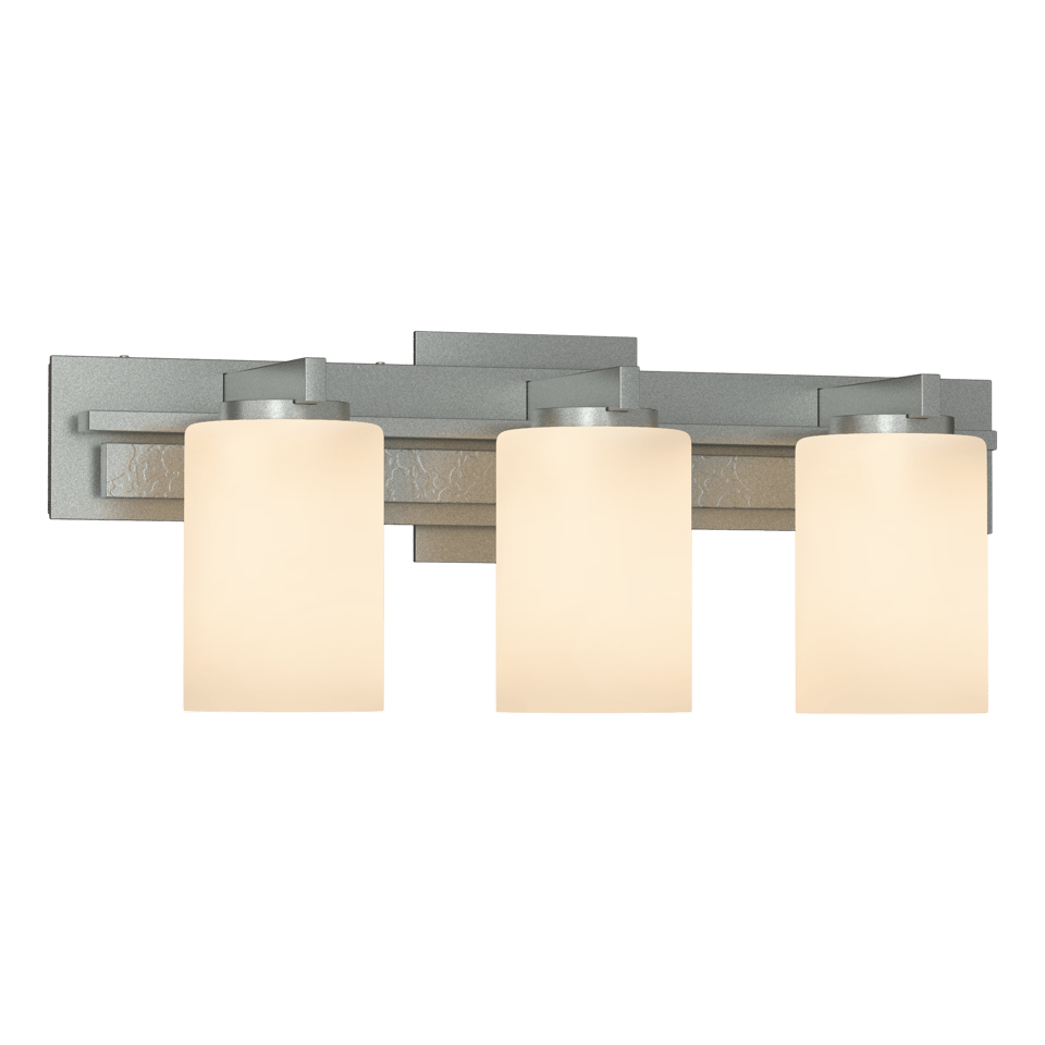 Hubbardton Forge Ondrian 3-Light Horizontal Sconce, Handcrafted Steel, Customizable Finish, UL Damp Rated