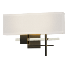 Hubbardton Forge Cosmo Sconce 11.3"H x 16.5"W, Dimmable, Customizable Brass Finish, 2-Light E12