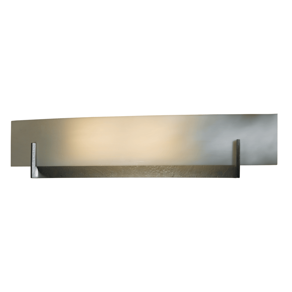 Axis Large Wall Sconce by Hubbardton Forge, 2 Elegant Arms, Dimmable, 100W, UL Damp Rated