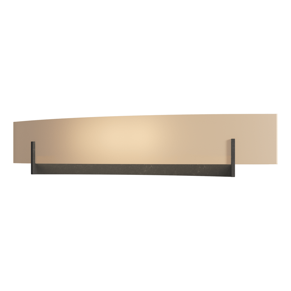 Axis Large Wall Sconce by Hubbardton Forge, 2 Elegant Arms, Dimmable, 100W, UL Damp Rated