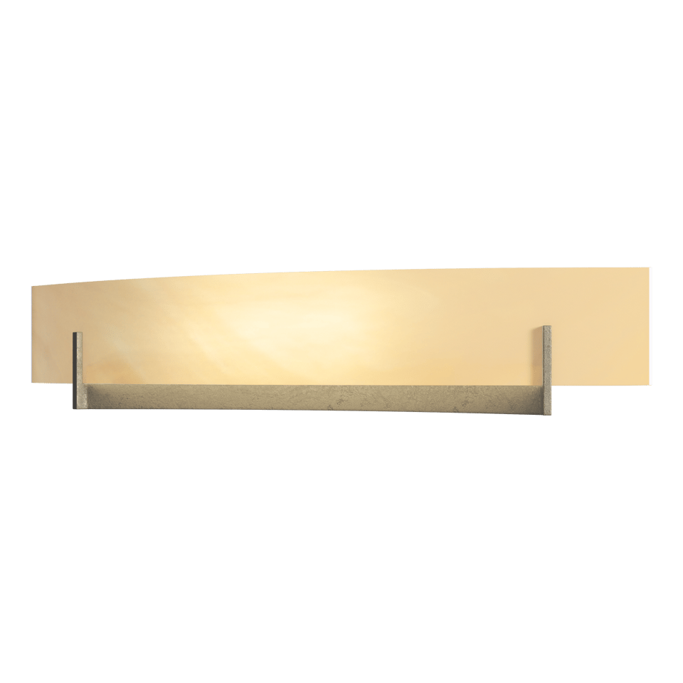 Axis Large Wall Sconce by Hubbardton Forge, 2 Elegant Arms, Dimmable, 100W, UL Damp Rated