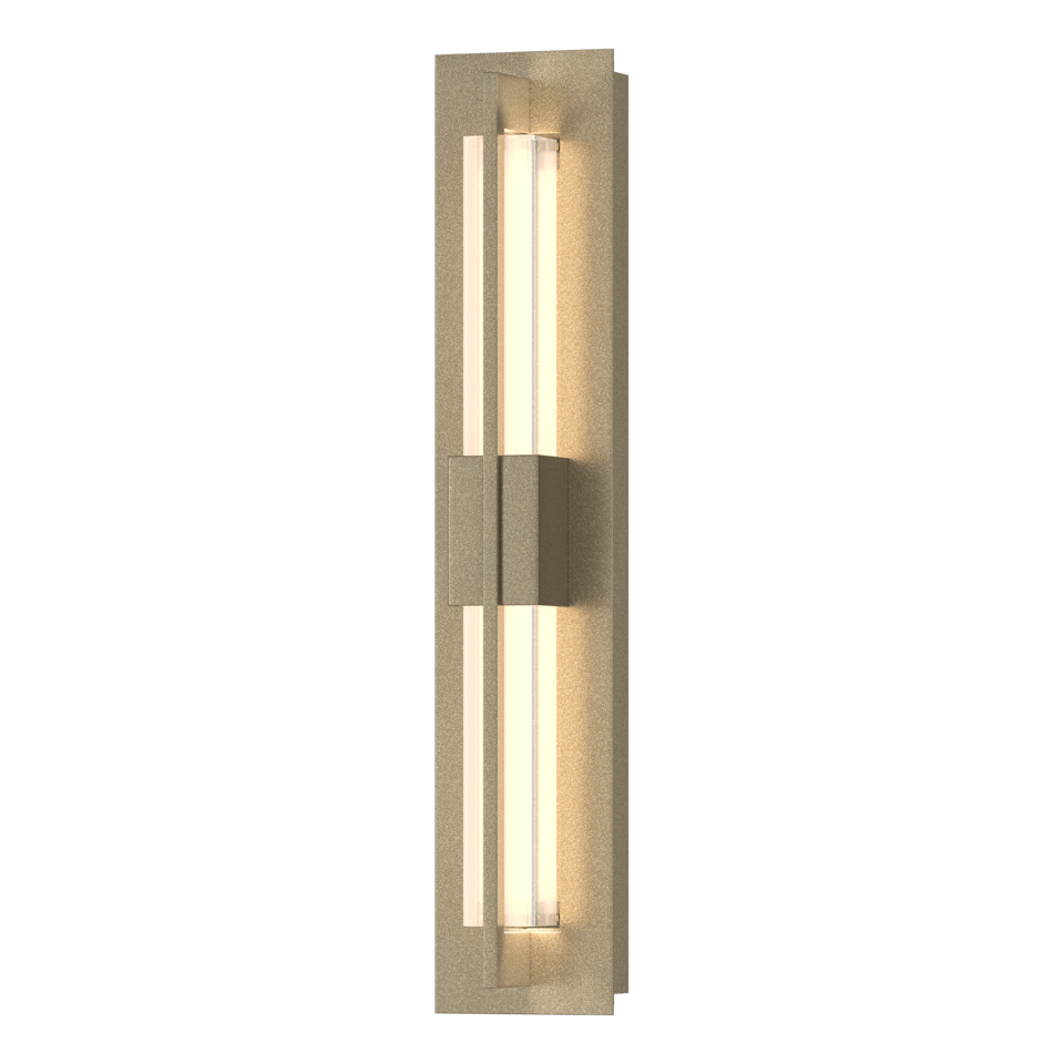 Hubbardton Forge 206440 Double Axis Small Sconce, Handcrafted LED Fixture with Dimmable Feature, 3000K