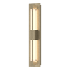 Hubbardton Forge 206440 Double Axis Small Sconce, Handcrafted LED Fixture with Dimmable Feature, 3000K