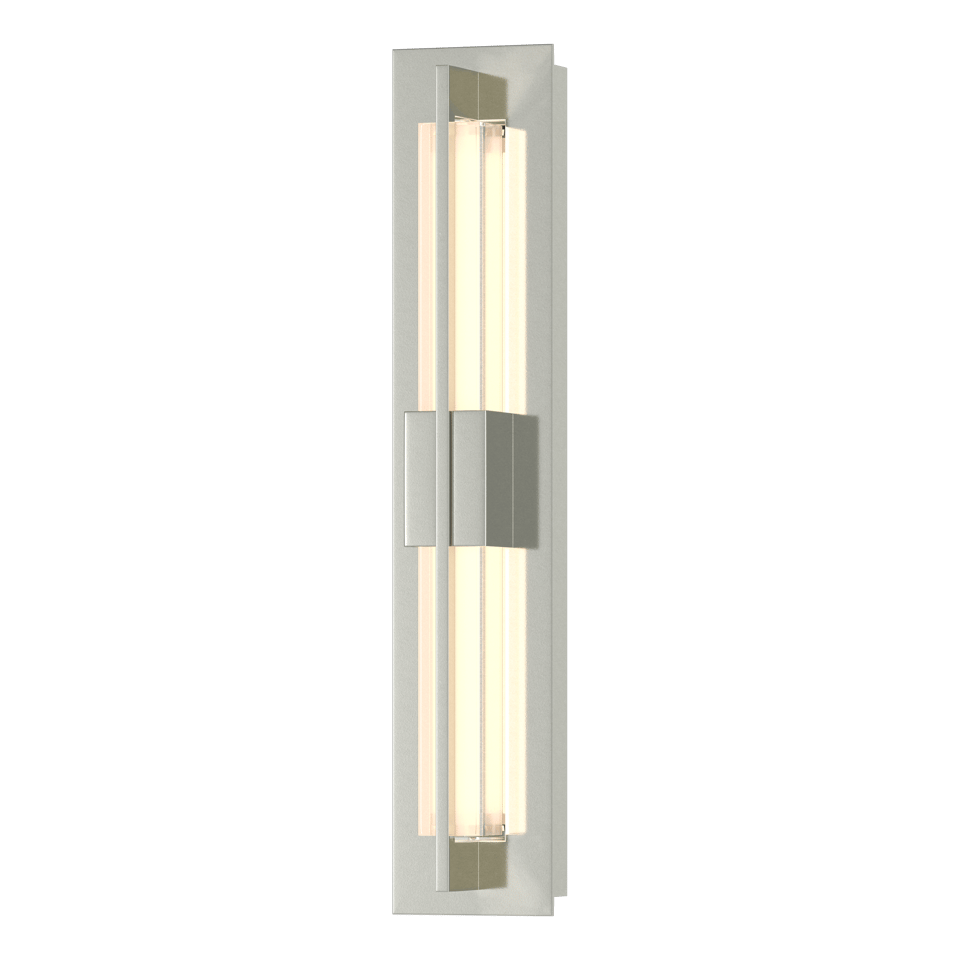 Hubbardton Forge 206440 Double Axis Small Sconce, Handcrafted LED Fixture with Dimmable Feature, 3000K