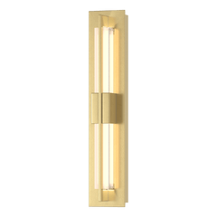 Hubbardton Forge 206440 Double Axis Small Sconce, Handcrafted LED Fixture with Dimmable Feature, 3000K