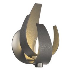 Hubbardton Forge Corona Sconce 206501 - Handcrafted Wall Light with Customizable Finishes and Dimmable Functionality