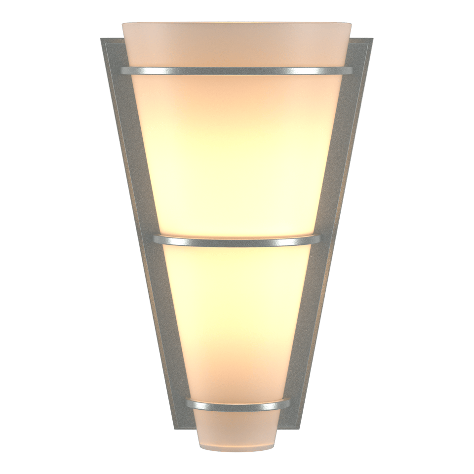 Suspended Half Cone Sconce by Hubbardton Forge 206551 - Dimmable, Customizable Finish, UL Damp Rated