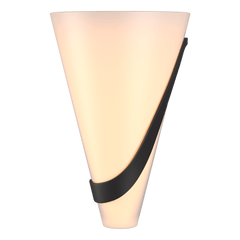 Hubbardton Forge Half Cone Sconce 206563 - Handcrafted Modern Design with Opal Glass Shade and Custom Finishes