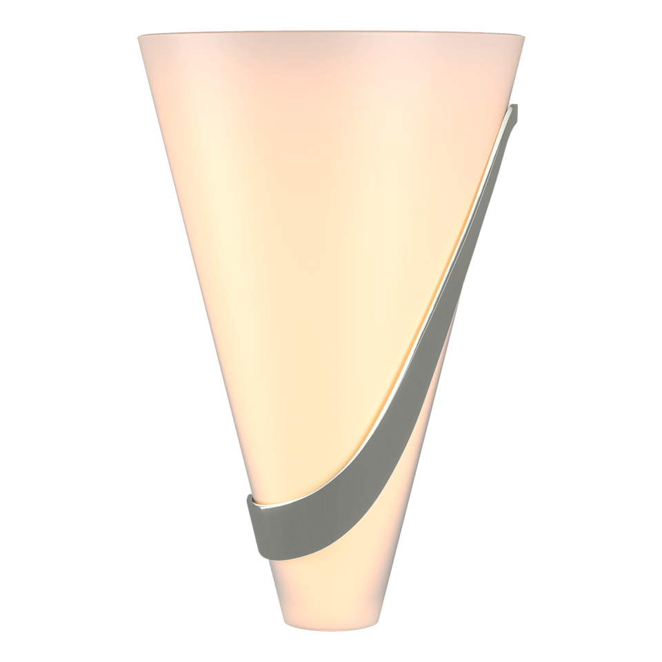 Hubbardton Forge Half Cone Sconce 206563 - Handcrafted Modern Design with Opal Glass Shade and Custom Finishes