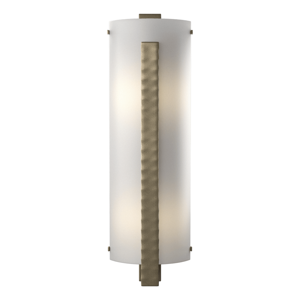 Forged Vertical Bar Large Sconce by Hubbardton Forge - Handcrafted, Dimmable, 75W, Multiple Finishes