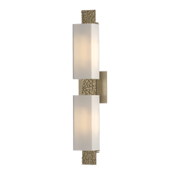 Oceanus 2 Light Sconce by Hubbardton Forge - Organic Flowing Water Design, Dimmable, UL Damp Rated