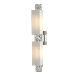 Oceanus 2 Light Sconce by Hubbardton Forge - Organic Flowing Water Design, Dimmable, UL Damp Rated