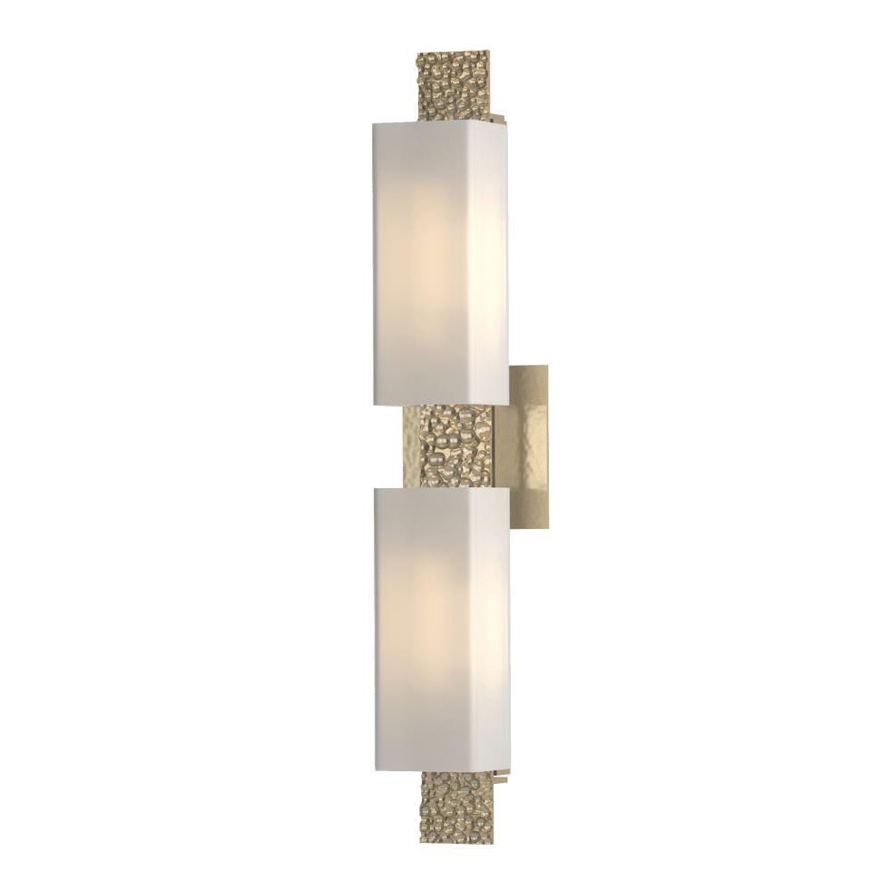 Oceanus 2 Light Sconce by Hubbardton Forge - Organic Flowing Water Design, Dimmable, UL Damp Rated